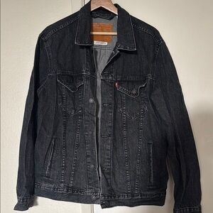 Men's Black Denim Jacket